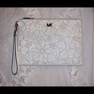 Michael Kors Leather Zip Pouch